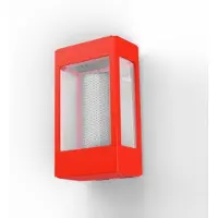 Roger Pradier Tetra Model 1 Wandlamp Traffic red | E27 70W
