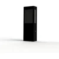 Roger Pradier BRICK² Model 2 Bollard Lamp Velvet Black | Black PMMA