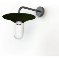 Roger Pradier Cooper Model 2 Wandlamp Fern Green | Clear Glass