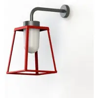 Roger Pradier Lampiok 2 Model 3 Wandlamp Tomato red | Frosted Glass