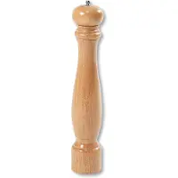 Kesper XL Pepermolen Rubberhout - Ø7 Hoogte: 40 Cm - Zoutmolen en