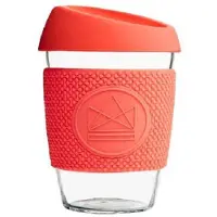 Neon Kactus Koffieglas Forever Young 340 Ml Glas/Siliconen