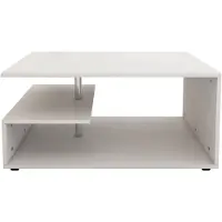 ML-Design Salontafel Wendel | spaanplaat wit 91x52x41 cm salontafels | NADUVI