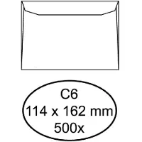 Quantore Bankenvelop C6 Wit 180070