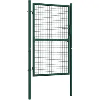vidaXL Hekpoort staal 100x175 cm groen