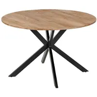 Lizzely Garden & Living Eettafel rond Ronsi bruin 150cm ronde tafel