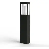 Roger Pradier BRICK² Model 3 Bollard Lamp Dark grey | Clear Glass