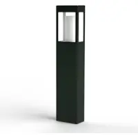 Roger Pradier BRICK² Model 3 Bollard Lamp Slate Grey | Clear Glass