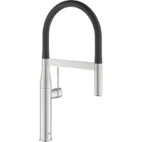 GROHE essence 1-gats keukenkraan met handdouche 53 cm, supersteel