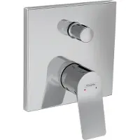 Hansgrohe Badmengkraan inbouw vivenis eengreeps met geintegreerde zekerheidscombinatie en1717 chroom