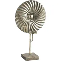 Ptmd collection | Waxinelichthouder Xandro metaal goudkleurig 29x16.5x52 cm waxinelichthouders | NADUVI