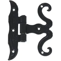 Online Deurbeslagshop Scharnier zwart 170 mm