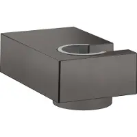 Hansgrohe Handdouchehouder porter e wand geborsteld zwart chroom