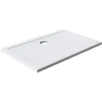 Luca Varess Soft douchebak 120 x 80 cm acryl mat wit