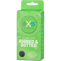 Exs Condooms - Ribbels en Nopjes Condooms - 12 stuks