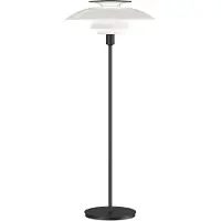 Louis Poulsen PH 80 vloerlamp Zwart-wit opaal acryl