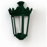 Roger Pradier Louvre Model 4 Wandlamp British Green