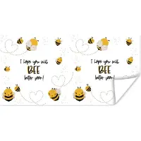 PosterMonkey Poster Sterkte - Spreuken - Insecten - Bee - 80x40 cm
