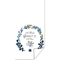 PosterMonkey Poster Quotes - Spreuken - Every flower blooms in its own time - 20x40 cm