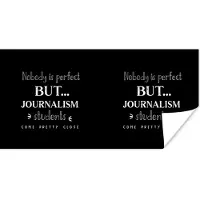 PosterMonkey Poster Quote - Journalisten - Studenten - 120x60 cm