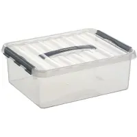 Sunware Q-line transparante opbergbox 12 liter