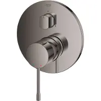 GROHE essence afdekset voor inbouw mengkraan met 3-weg omstelling, hard graphite