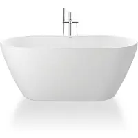 Duravit Vrijstaand Ligbad D-Neo 160x75x60 cm Zonder Overloop Mat Wit