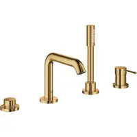 GROHE Essence badrandcombinatie - met omstel - inclusief staafhanddouche - cool sunrise 25251GL1