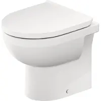 Duravit Staand closet no.1 diepspoel rimless 37x48x40 cm hoogglans wit
