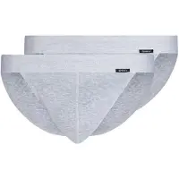 Skiny Slip grijs gemêleerd / zwart
