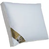 Ten Cate Hoofdkussen - Hoofdkussen Nekklachten - Ganzendons & Ganzenveren - Driekamer - Hoofdkussens - Geschikt voor rug-, zij- en buikslapers - Ergonomisch Boxkussen - 50x60 cm