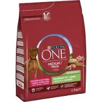Purina One 2,5kg Medium/Maxi Weight Control Sterilised Kalkoen Honden Droogvoer