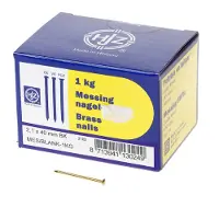 Hoenderdaal Draadnagel Messing Bombekop 2.1X40 | 1 kg - 8003.20.00610