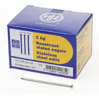 Hoenderdaal Draadnagel Rvs-A2 Vk 3.4X80 | 1 kg - 8003.30.01810