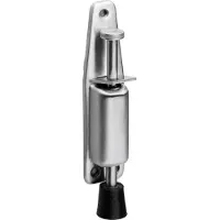 Intersteel Deurvastzetter 142 mm RVS geborsteld