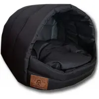 Viking Choice Hondenmand - kleine hond - box - hondemand - 45 x 49 x 36 cm - zwart - hondenbed - hondebed