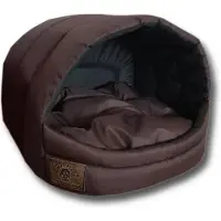 Viking Choice Hondenmand - kleine hond - box - hondemand - 45 x 49 x 36 cm - bruin - hondenbed - hondebed