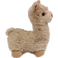 Heunec pluche beige alpaca/lama knuffel - 29 cm - staand - knuffels