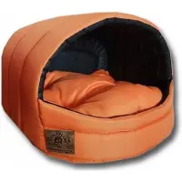 Viking Choice Hondenmand - kleine hond - box - hondemand - 45 x 49 x 36 cm - oranje - hondenbed - hondebed