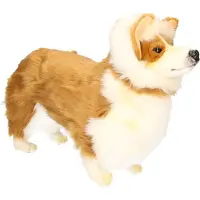 Hansa Welsh Corgie knuffel - 50 cm - realistische vormgeving - hond knuffeldier