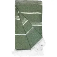 The One Towelling hamamdoek Recycled - Olijfgroen