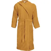 The One Towelling Badjas Capuchon - Honing geel - S/M