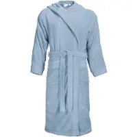 The One Towelling Badjas Capuchon - Licht blauw - L/XL