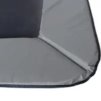 Magic Circle Pro Trampoline Rand Flat to the Ground Grey 214 x 305 cm