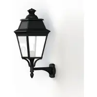 Roger Pradier Avenue 3 Model 4 Wandlamp E27 | Dark black