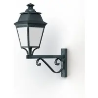 Roger Pradier Avenue 3 Model 12 Wandlamp Opal PMMA Built-in LED 3000K Warm-White 35W | Green-Grey
