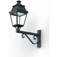 Roger Pradier Avenue 3 Model 12 Wandlamp Clear Glass Built-in LED 3000K Warm-White 35W | Green-Grey