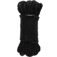 Taboom - Bondage Rope 10 meter 7 mm - Bondage / SM Rope and tape Zwart