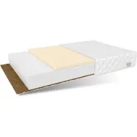 Viking Choice Peutermatras - 140x70x11 cm - koudschuim - met kokosvezel en ventilatie latex