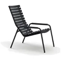 Houe Loungestoel Reclips Lounge Chair Black